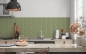 Preview: Küchenrückwand Grün Wellen