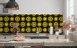 Preview: Küchenrückwand Gelbe Kreise