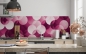 Preview: Küchenrückwand Rosa Muster