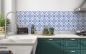 Preview: Küchenrückwand Blue Ornament