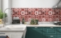 Mobile Preview: Küchenrückwand Indian Patchwork Tiles