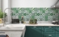 Preview: Küchenrückwand Grün Patchwork