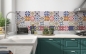 Preview: Küchenrückwand Geometric Patchwork