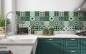 Preview: Küchenrückwand Grün Patchwork