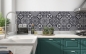 Mobile Preview: Küchenrückwand Black Casblanca Tiles