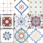 Preview: Küchenrückwand Damaskus Keramik Muster