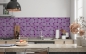 Preview: Spritzschutz Küche Purple Mosaic