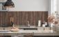 Preview: Spritzschutz Küche Birnbaum Holzplatte