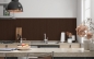 Preview: Spritzschutz Küche Walnuss Holzplatte