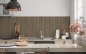 Preview: Spritzschutz Küche Holzplatte Massiv