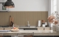 Preview: Spritzschutz Küche Massivholz Rüster