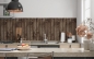 Preview: Spritzschutz Küche Holzbalken