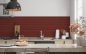 Preview: Spritzschutz Küche Mahagoni Parkett Holz