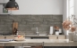 Preview: Spritzschutz Küche Holzbalken Grau
