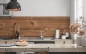 Preview: Spritzschutz Küche Massivholzplatte