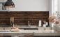 Preview: Spritzschutz Küche Holz Rustikal