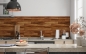 Preview: Spritzschutz Küche Balken Holz