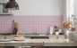 Mobile Preview: Spritzschutz Küche Rosa Karo