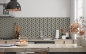 Preview: Spritzschutz Küche Geometrie Muster