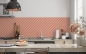 Preview: Spritzschutz Küche Diagonale Linien