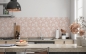 Preview: Spritzschutz Küche Floral Motiv