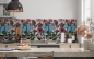 Preview: Spritzschutz Küche Polarbär Blumen