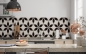 Preview: Spritzschutz Küche Art Deco Muster