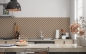 Preview: Spritzschutz Küche Geometrie Retro Stil