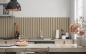 Preview: Spritzschutz Küche Balken Streifen Motiv