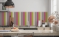 Preview: Spritzschutz Küche Pastellfarbene Linien