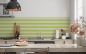 Preview: Spritzschutz Küche Grün Streifen