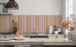 Preview: Spritzschutz Küche Pastell Farbige Streifen