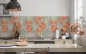 Preview: Spritzschutz Küche Blumen Muster