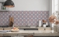 Preview: Spritzschutz Küche Kunstvolle Keramikfliese