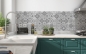 Preview: Spritzschutz Küche Cement Tiles