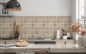 Preview: Spritzschutz Küche Motive im Patchwork Stil
