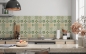 Preview: Spritzschutz Küche Kunstvolle Keramikfliese