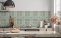 Preview: Spritzschutz Küche Orient Fliesen Keramik