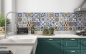 Preview: Spritzschutz Küche Vintage Wandfliesen Motiv