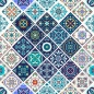Preview: Spritzschutz Arabische Fliesen Mosaik