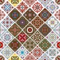Preview: Spritzschutz Fliesen Mosaik Marrakesch