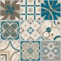 Preview: Spritzschutz Antique Cement Tiles