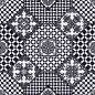 Preview: Spritzschutz Black Casblanca Tiles