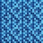 Preview: Spritzschutz Küche Blau Mix Mosaik