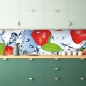 Preview: Spritzschutz Küche Erdbeeren Splash