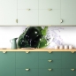 Preview: Spritzschutz Küche Grüne Paprika Splash