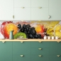 Preview: Spritzschutz Küche Obst unter Wasser