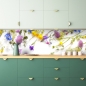 Preview: Spritzschutz Küche Frühlingsblumen
