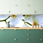 Preview: Spritzschutz Küche Orchideen
