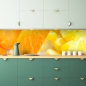 Preview: Spritzschutz Küche Gelb Orange